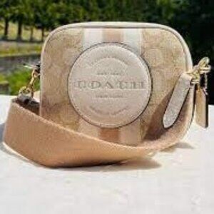 COACH Dempsey Camera Bag In Signature Jacquard With Stripe And Coach Patch C9120